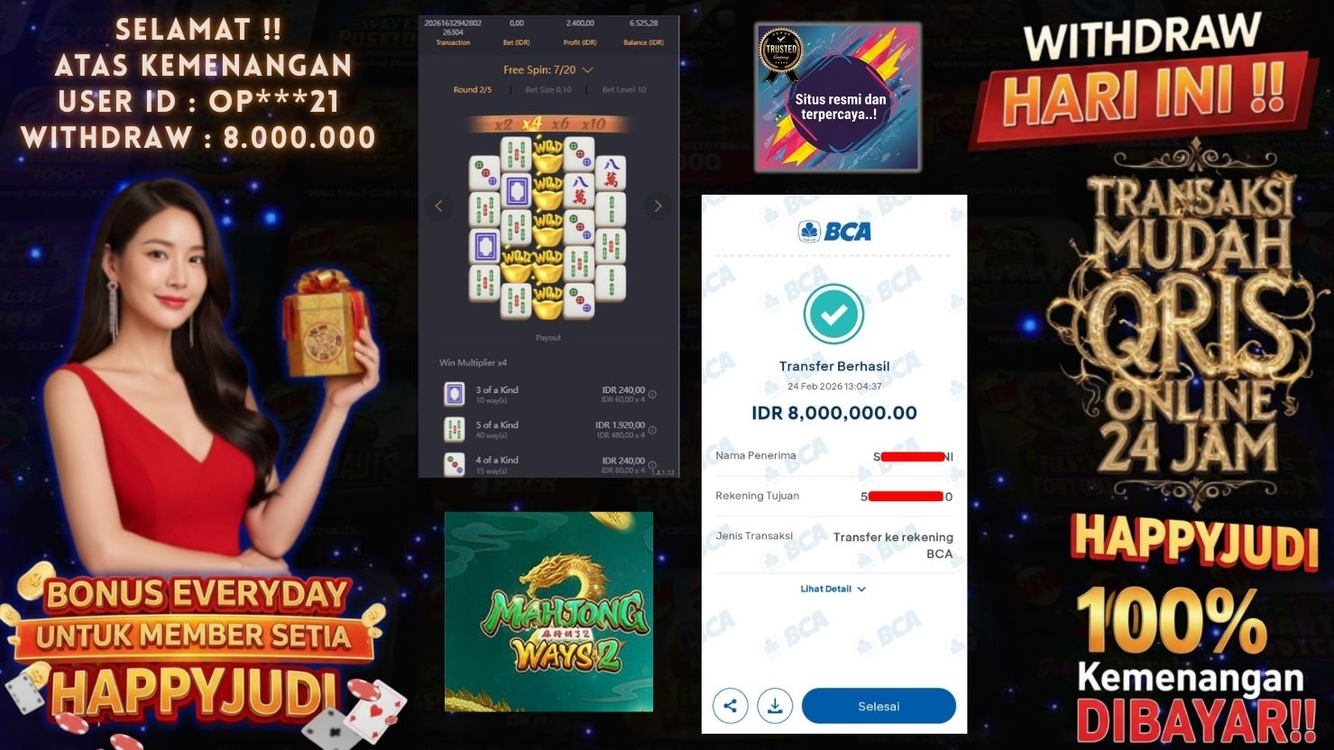 HAPPYJUDI JACKPOT SLOT MAHJONG WAYS 2